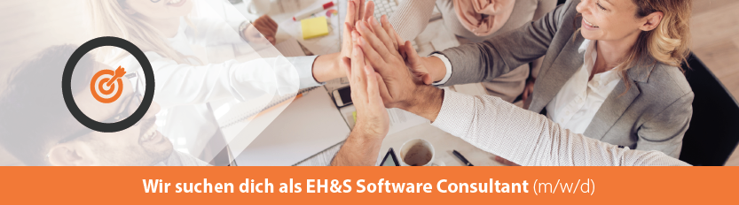 Jetzt bewerben als EHS Software Consultant (m/w/d)! Stellenangebot EHS Software Consultant (m/w/d)