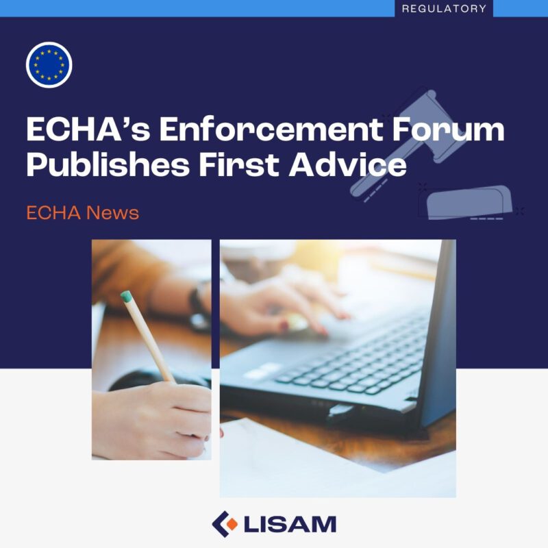 Erste Stellungnahme des Durchsetzungsforums der ECHA