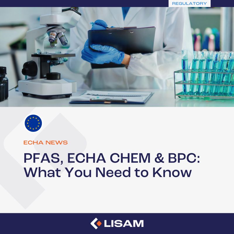 Neuerungen bei PFAS, ECHA CHEM und Biozidprodukten