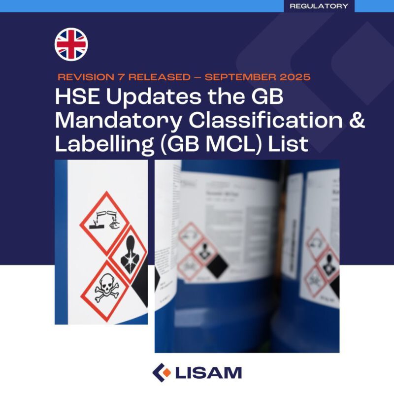 HSE aktualisiert die GB MCL-Liste